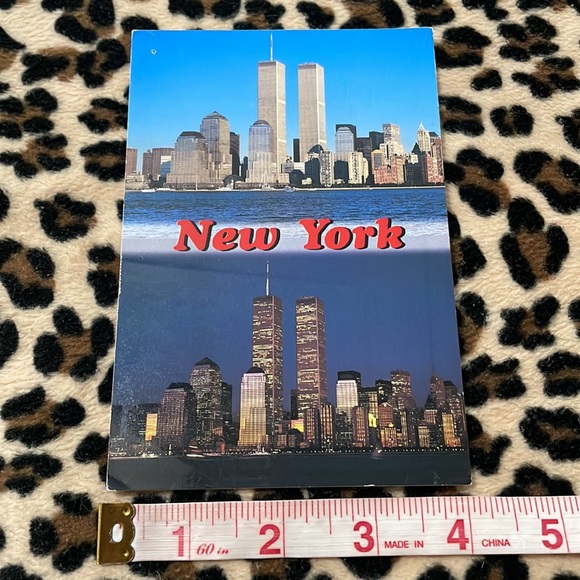 2001 NEW YORK CITY World Trade Center Towers Postcard Letter 2001 Manhattan NYC - Picture 7 of 16